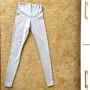 Lululemon grey leggings size 4